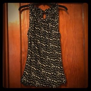 Black and white blouse